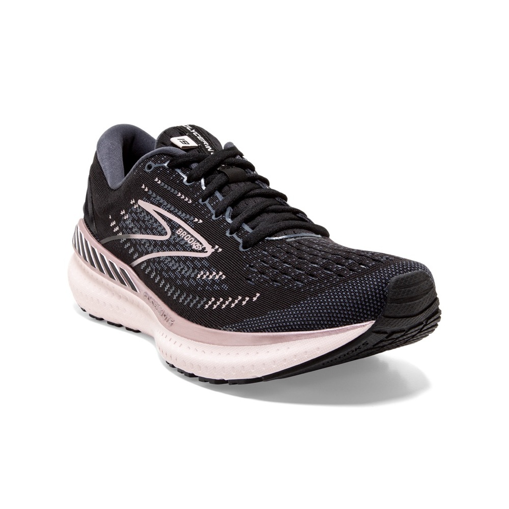 Brooks Women's Running Shoes Glycerin GTS 19 - Black and Pink - Athletic - Picture 2 of 7
